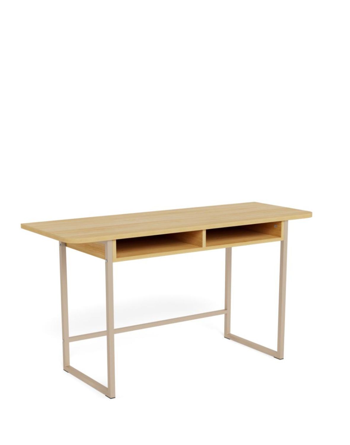 nowoczesna konsola z półkami darlington 140 cm (0000111230)