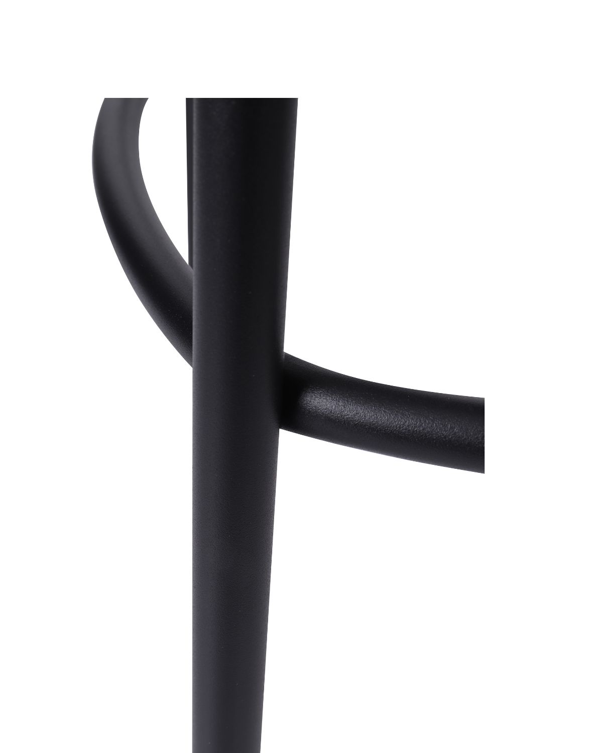 kwadratowy hoker do kuchni z podnóżkiem dolly, szary