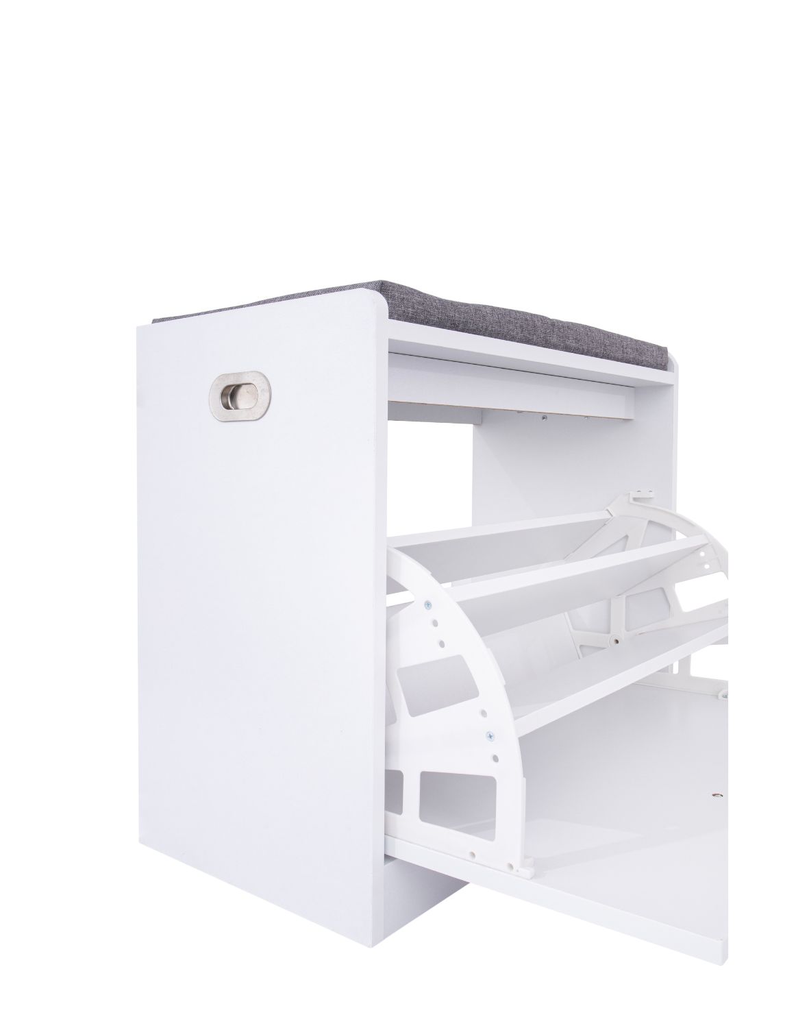 szafka na buty z siedziskiem duna, biała