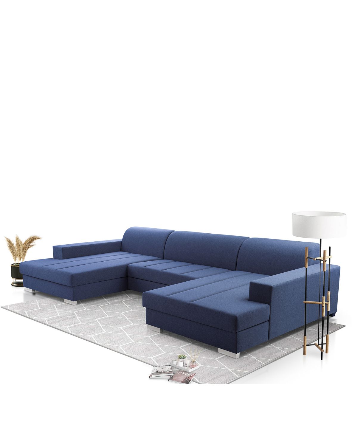 duży naroznik u mistral niebieski