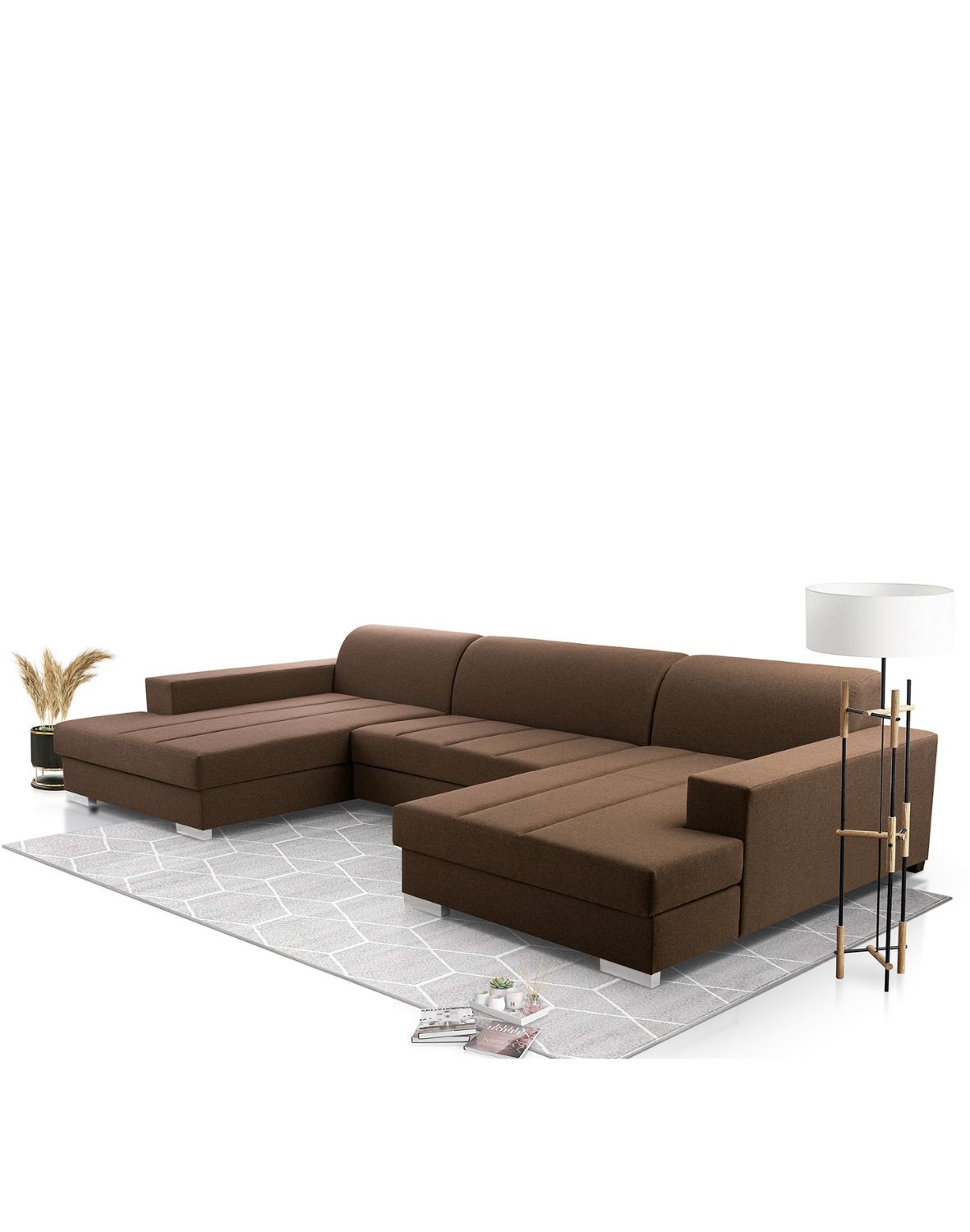 duży naroznik u mistral brązowy