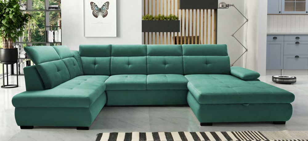 duży narożnik u wind i zielony