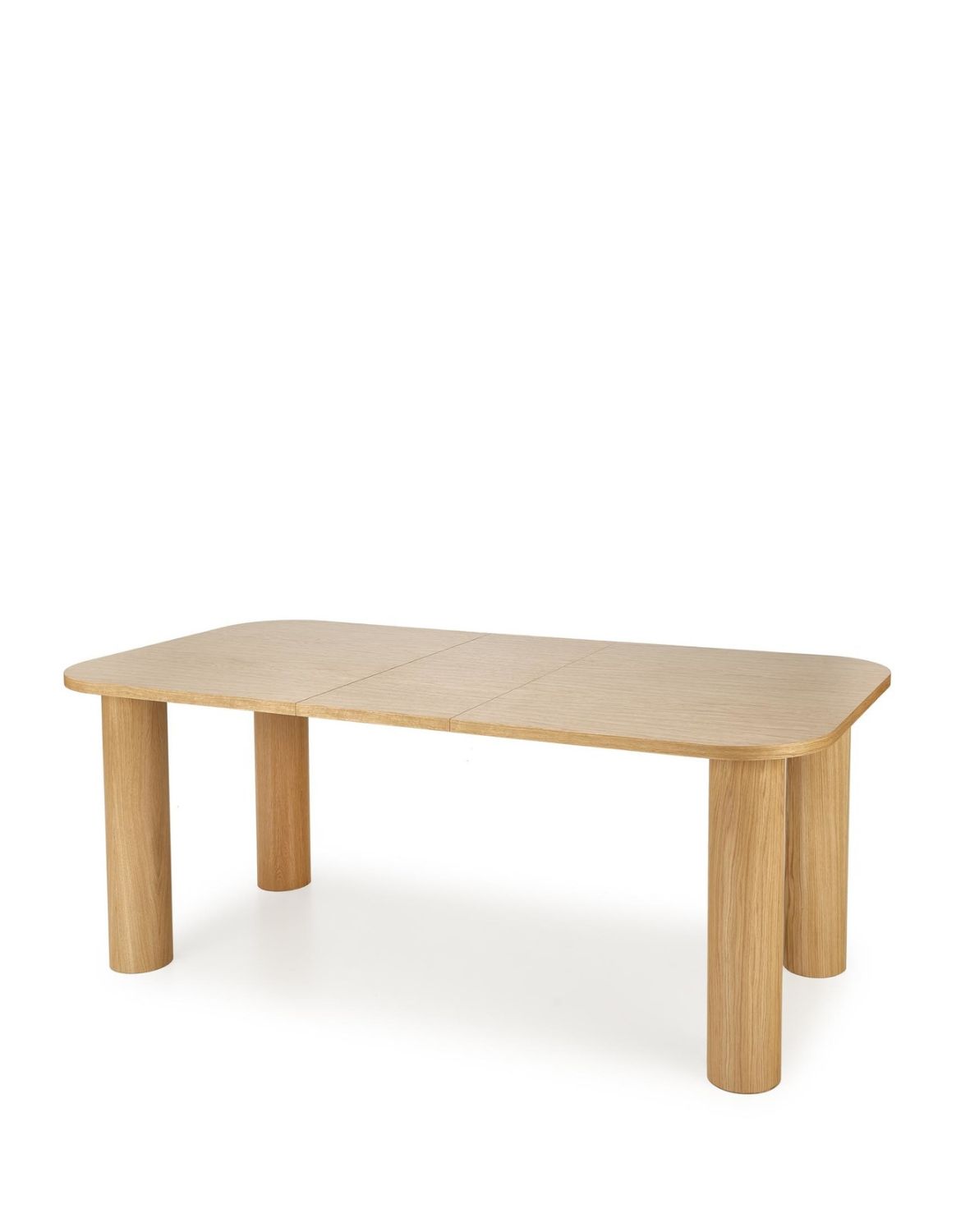 stół rozkładany elefante, prostokątny 160-240x100, dąb naturalny