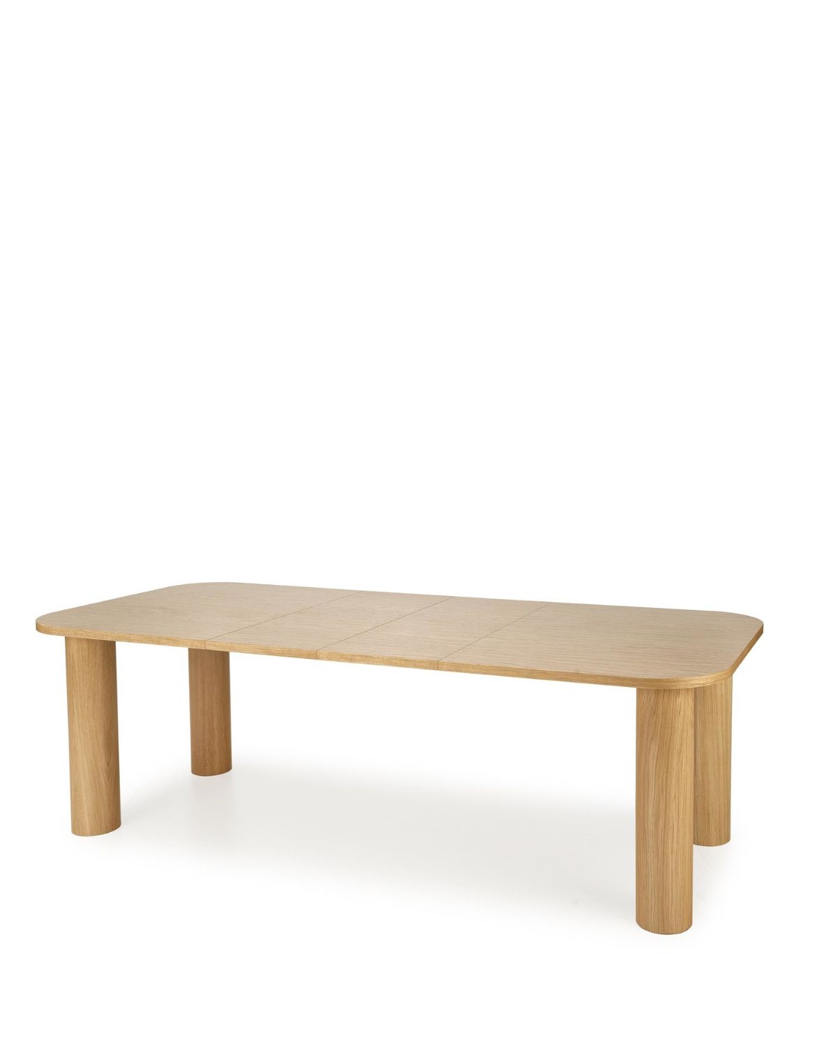 stół rozkładany elefante, prostokątny 160-240x100, dąb naturalny