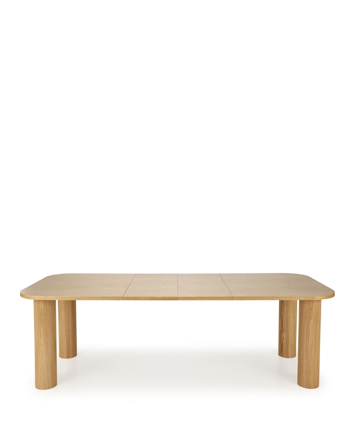 stół rozkładany elefante, prostokątny 160-240x100, dąb naturalny