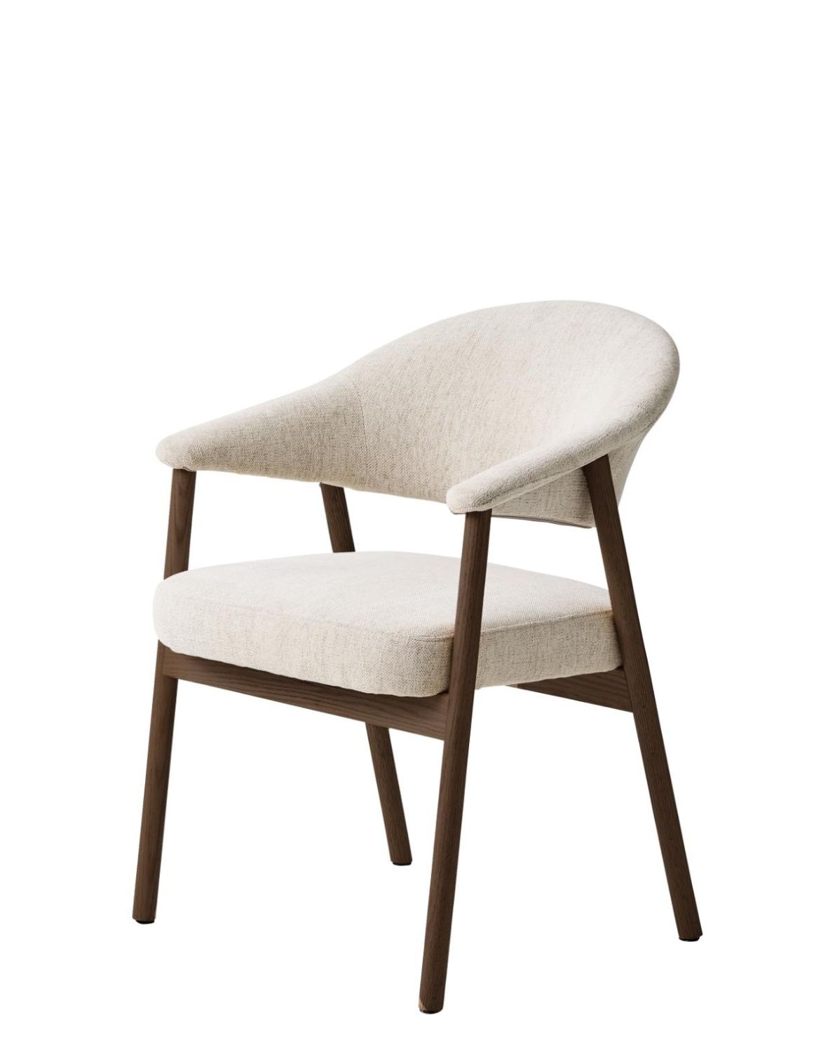 fotel tapicerowany elk, ciemny dąb (56160100)