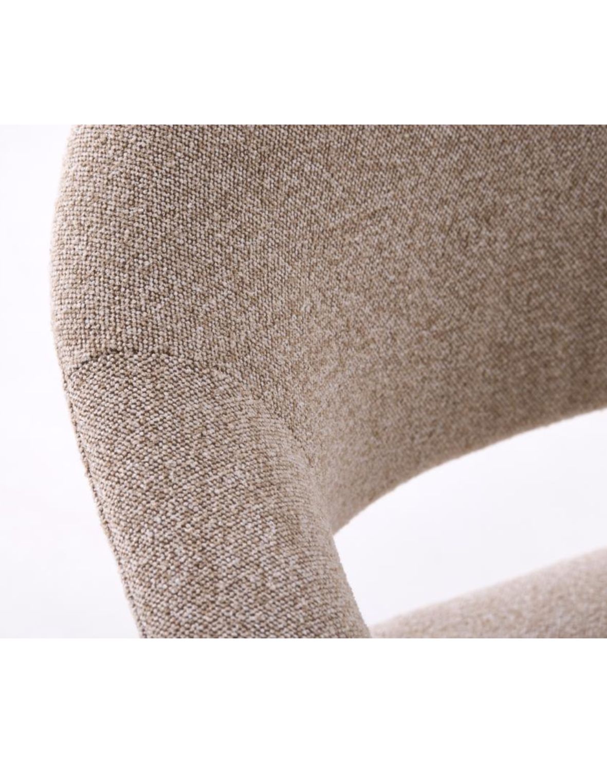 fotel tapicerowany elk, nogi z dębu pigmentowanego na biało (56160301)