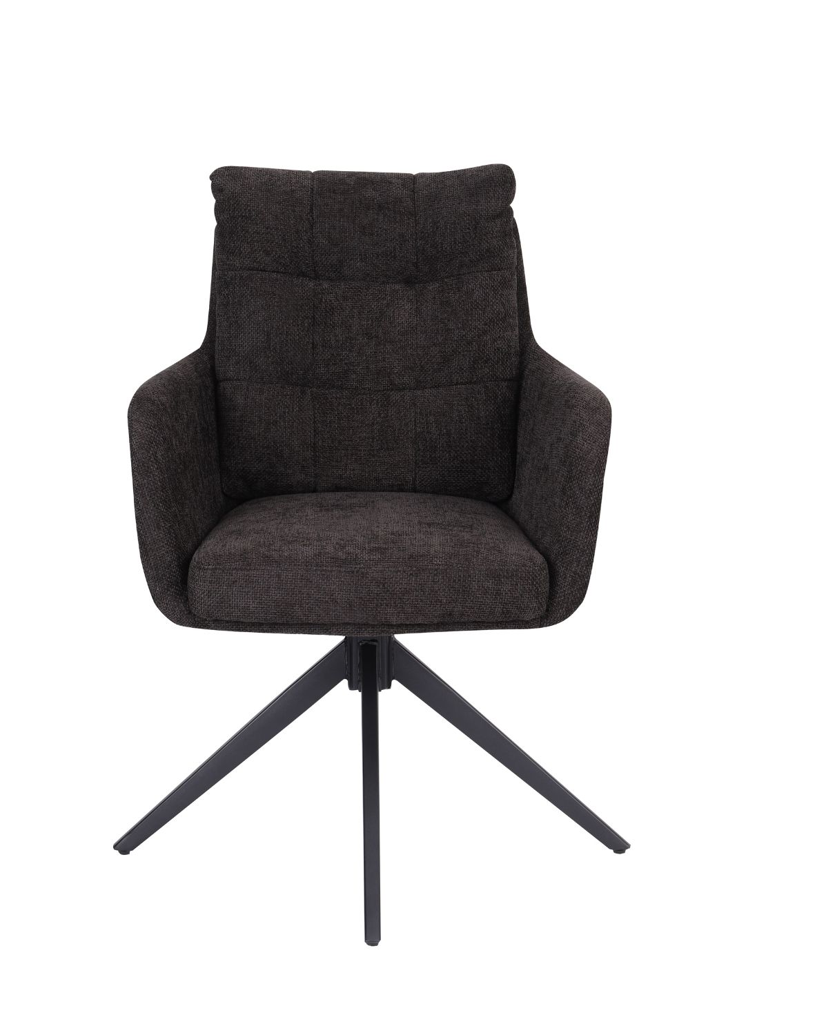 krzesło obrotowe z podłokietnikami fioro, czarne