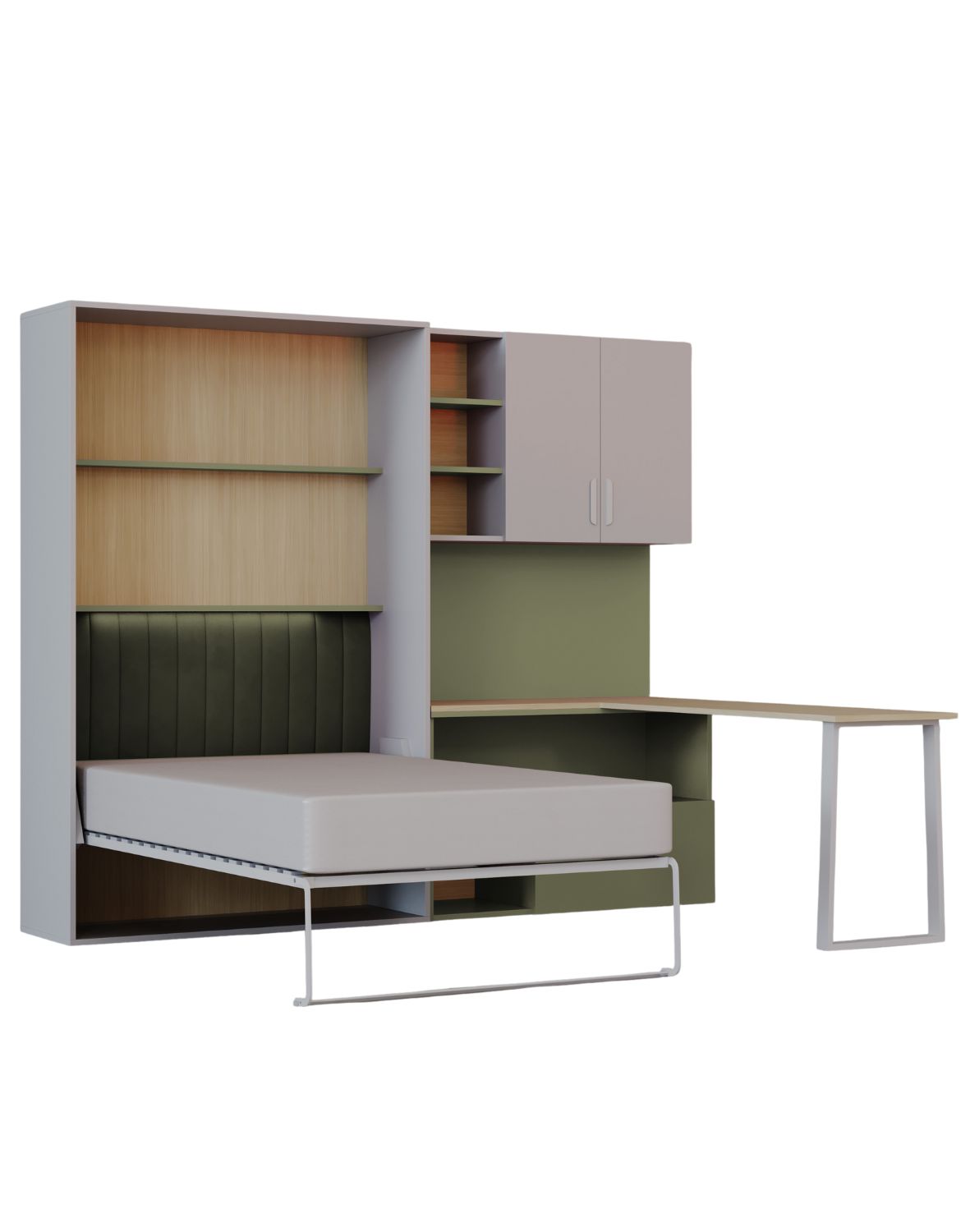 polkotapczan flexi bed lumi zielony oliwka