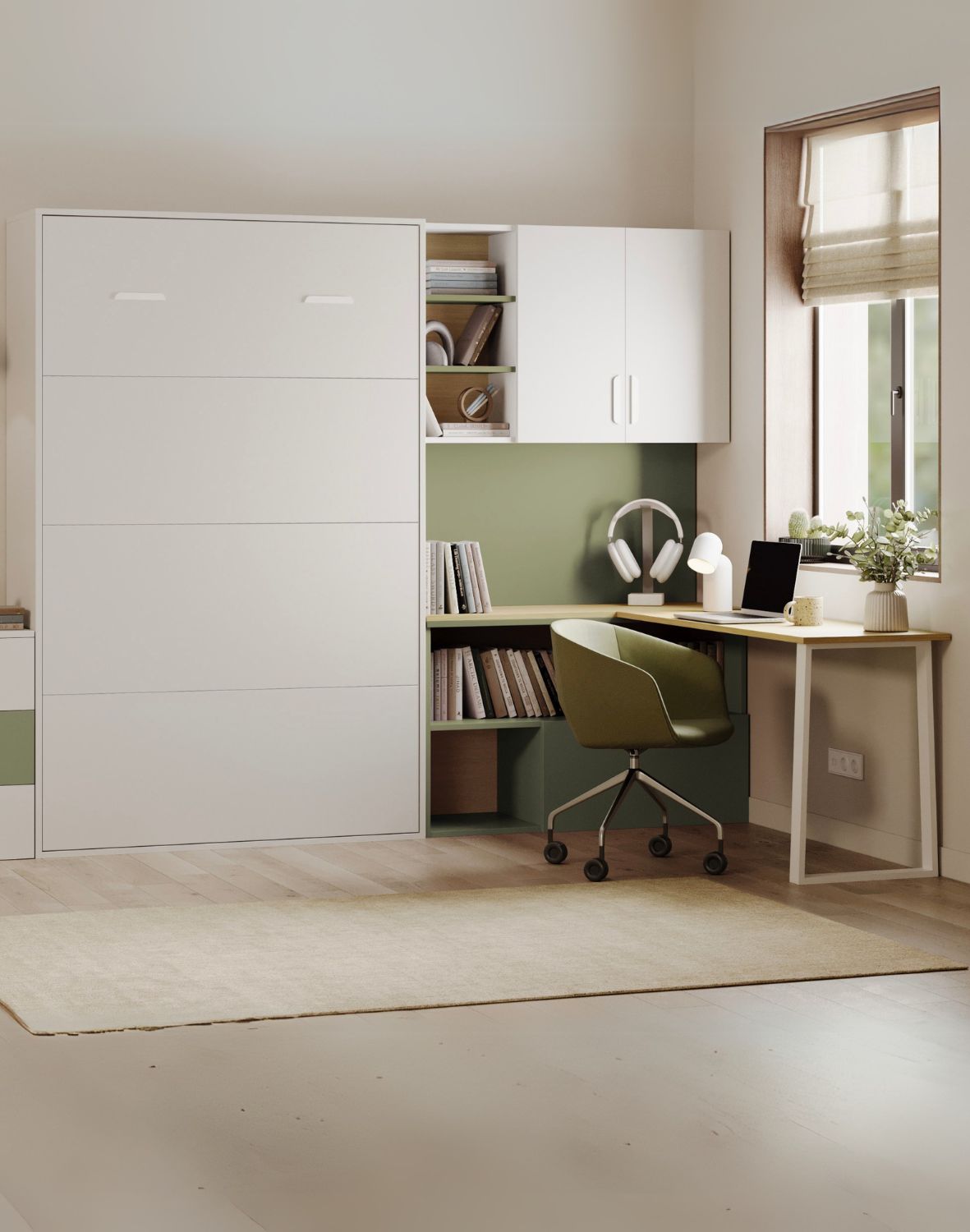 polkotapczan flexi bed lumi zielony oliwka