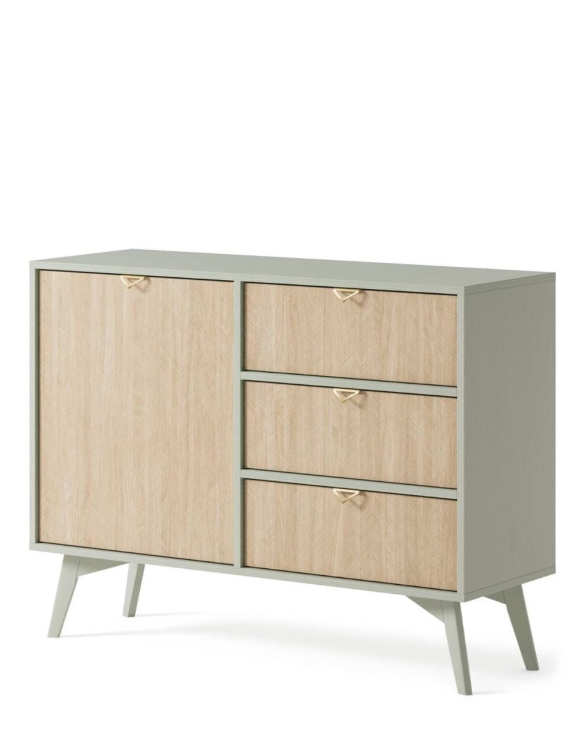 Jednodveřová komoda se zásuvkami Forest (KSZD106)