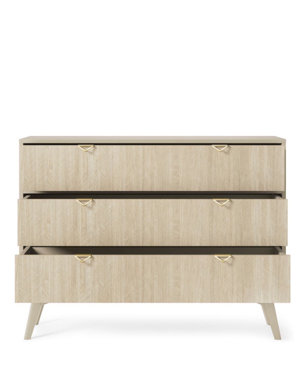 komoda z szufladami forest (ksz106), beżowa