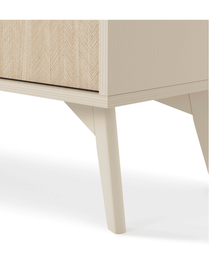 komoda z szufladami forest (ksz106), beżowa