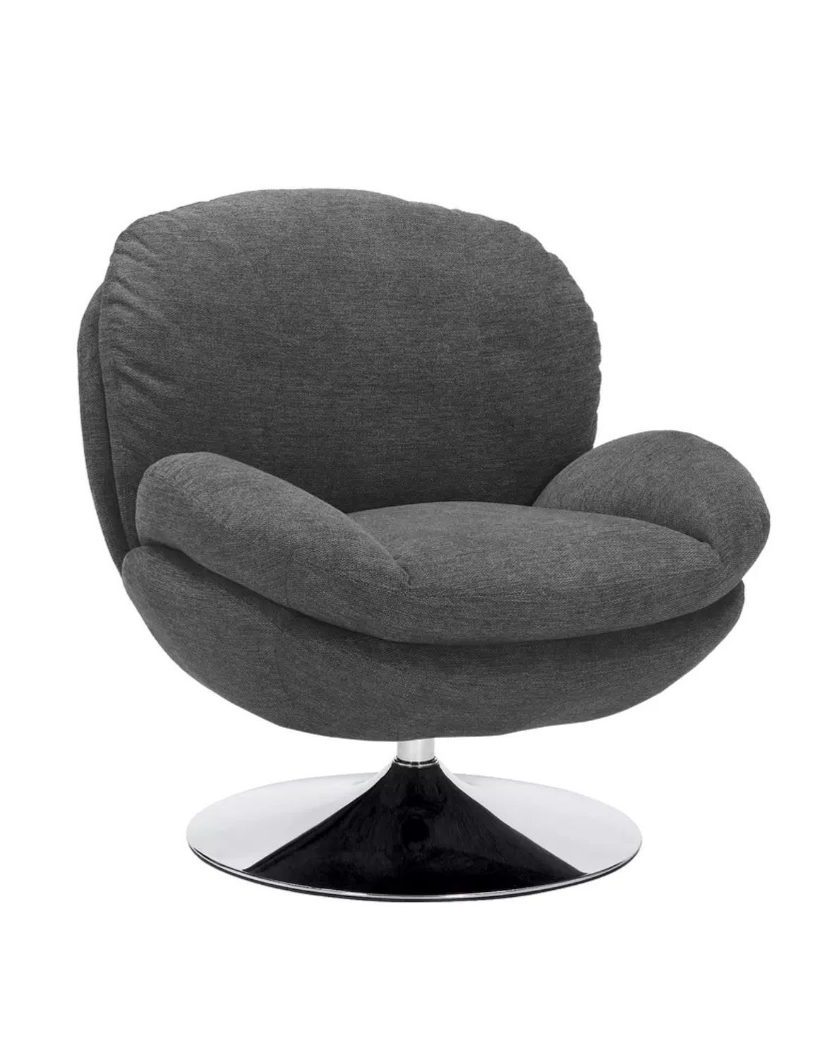 fotel obrotowy brigitte brego ciemy szary