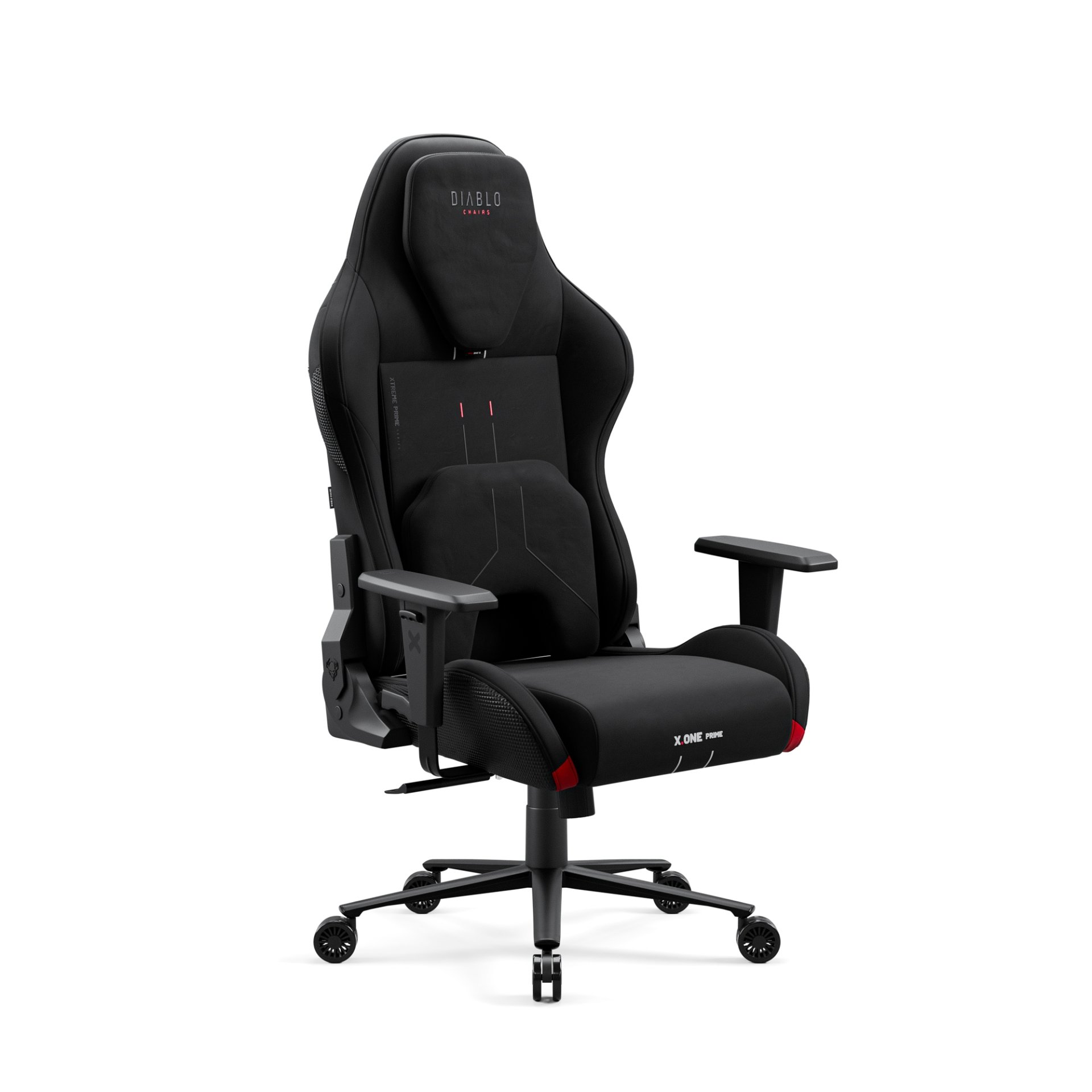 Fotel gamingowy czarny z chłodzącym siedziskiem, Normal Size: Diablo X-One Prime Burned Black 1