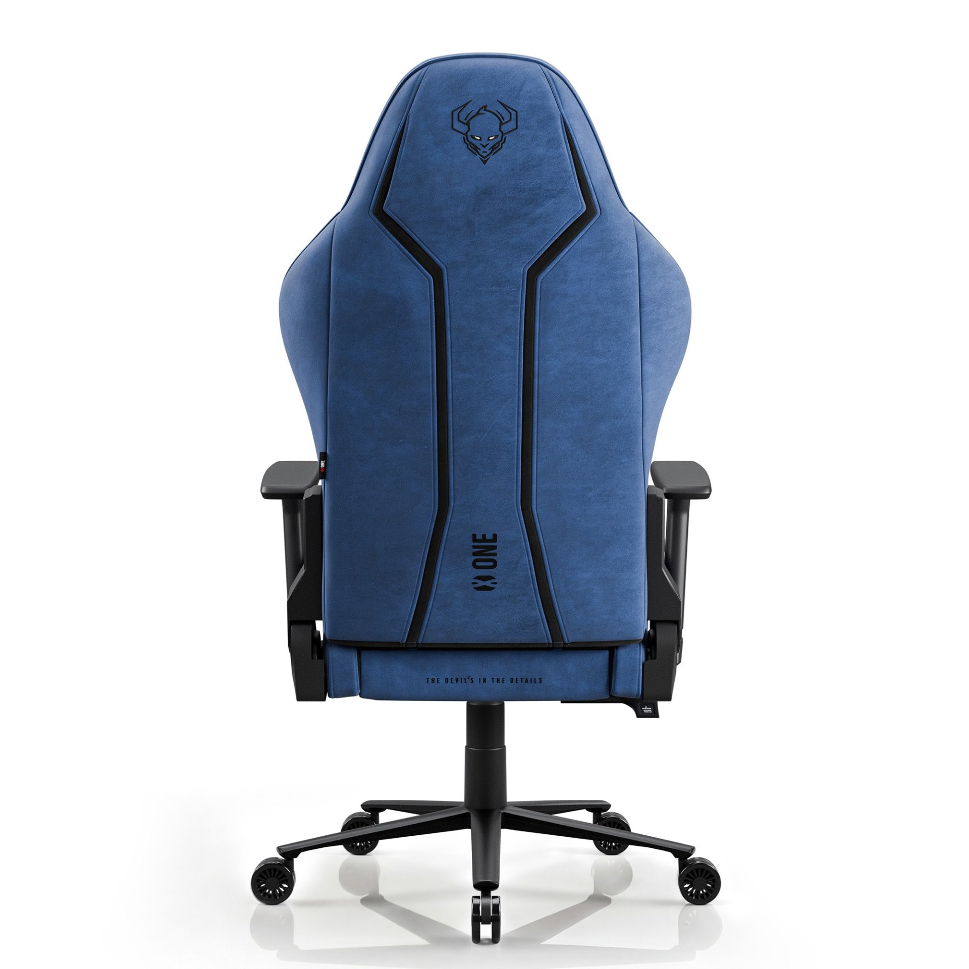 Fotel gamingowy materiałowy King Size, czarno-niebieski: Diablo X-One 2.0 Night Blue 12