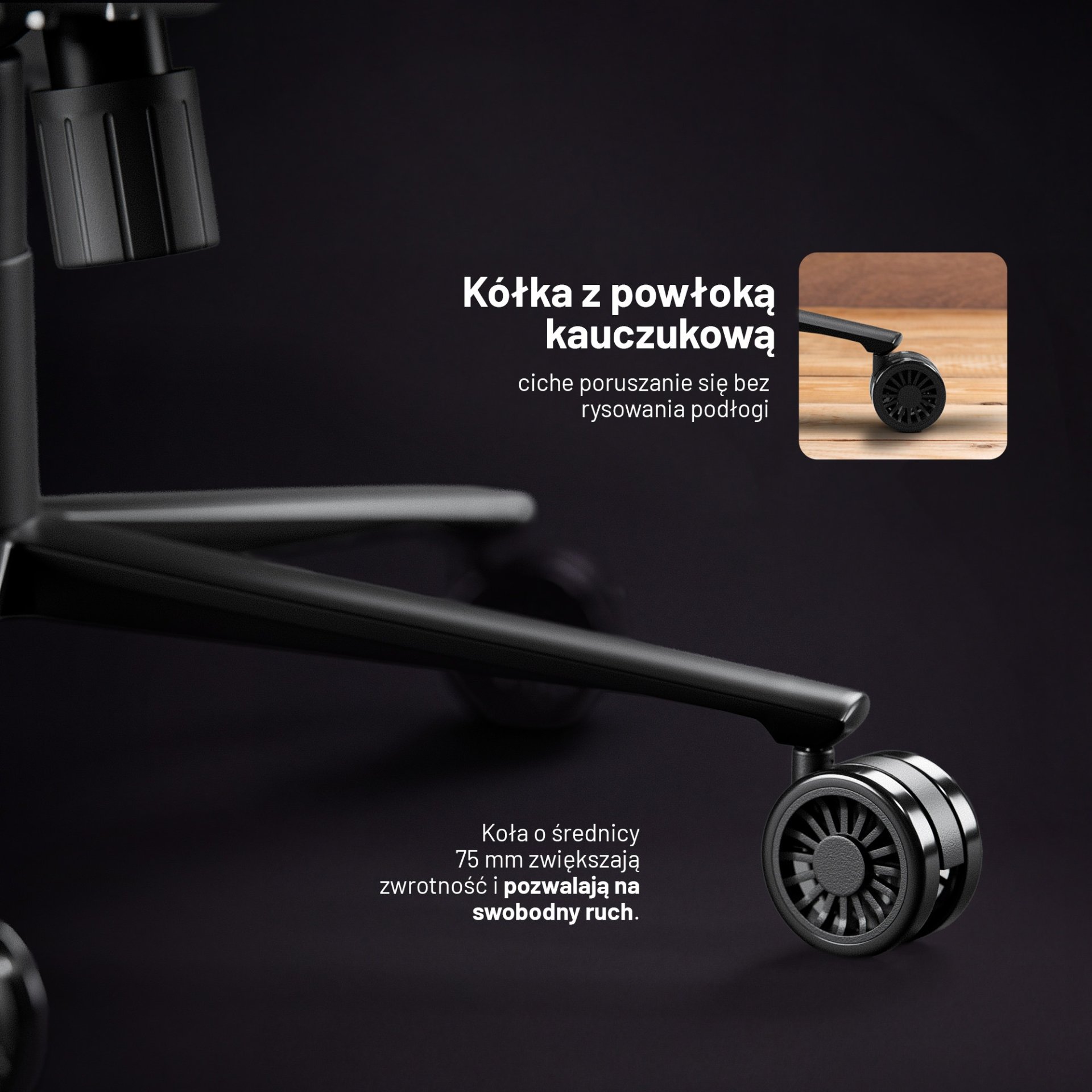 Fotel gamingowy materiałowy Normal Size, czarno-czerwony: Diablo X-One 2.0 Bloody Mary 9