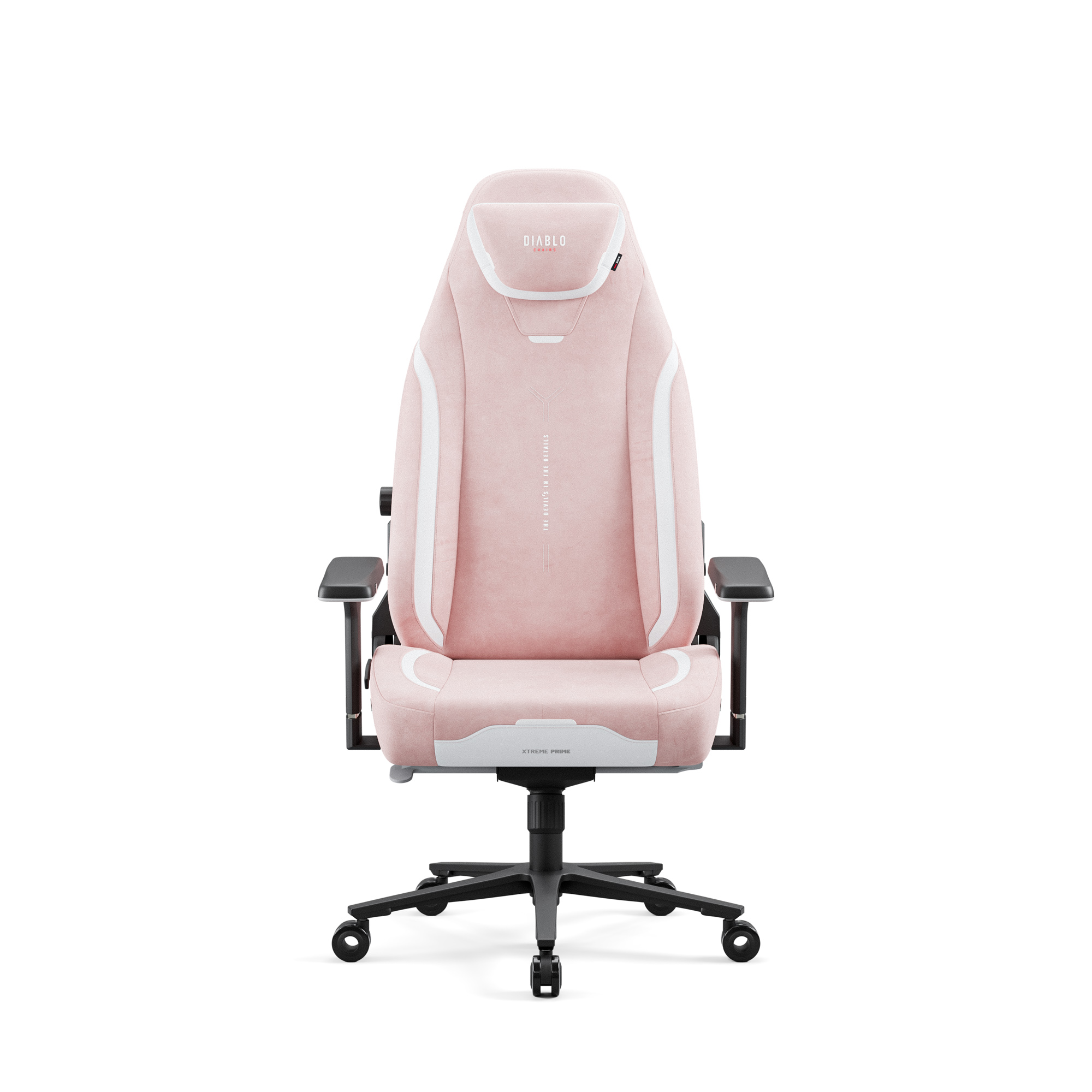 Fotel gamingowy różowy z magnetycznym zagłówkiem Normal Size: Diablo X-Eye Prime Akira Pink 2