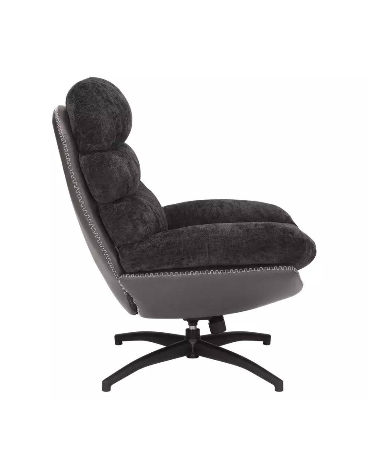 fotel obrotowy giselle czarny