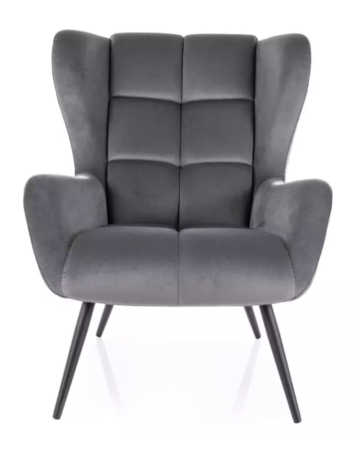 Fotel Louis Velvet Szary