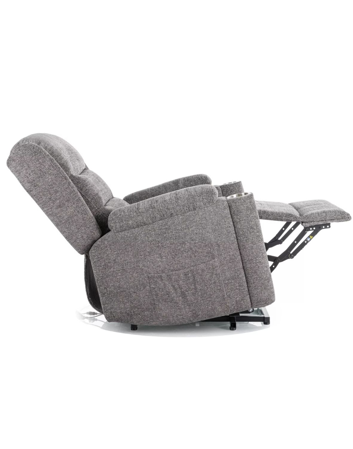 fotel z funkcja relaks minos szary