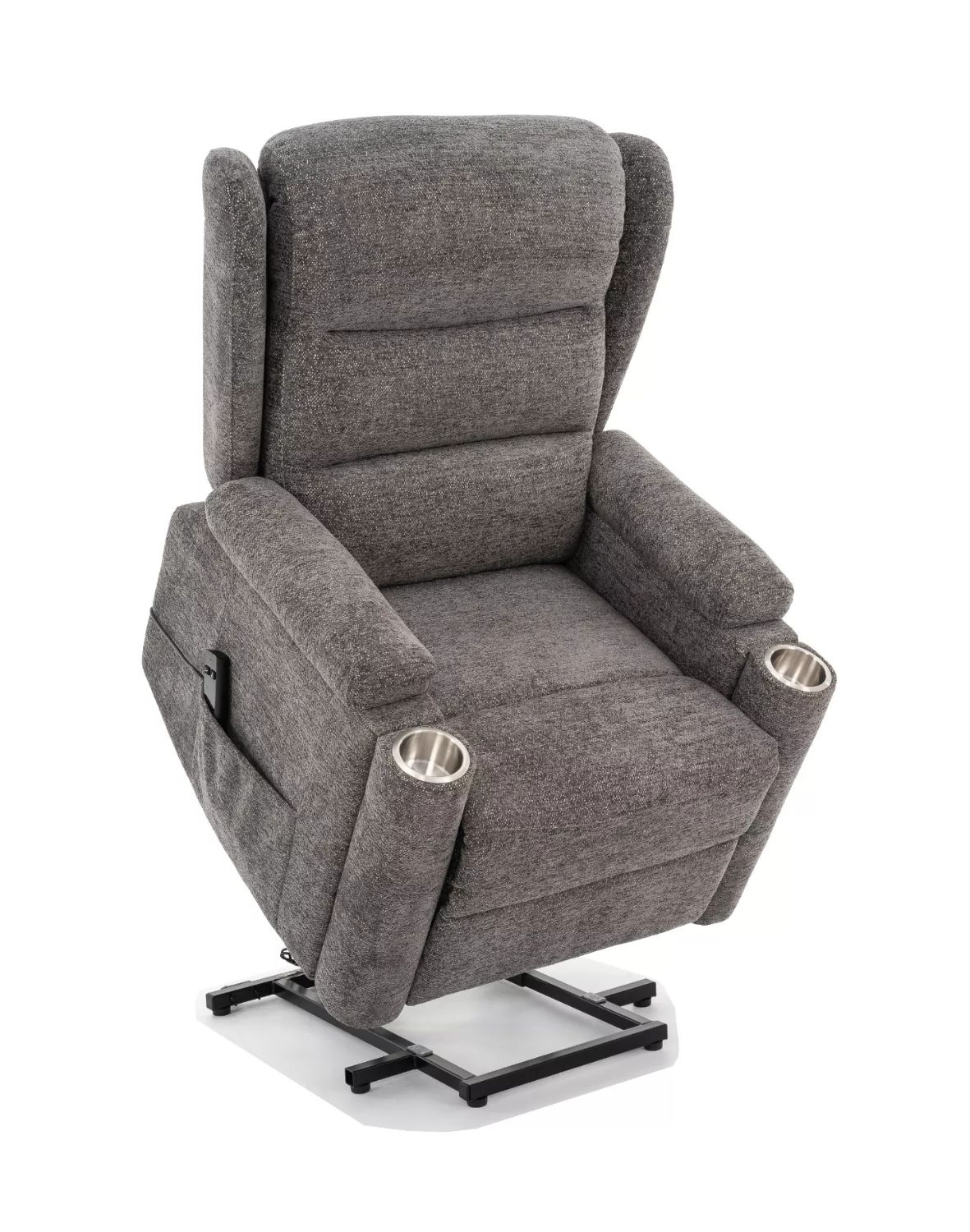 fotel z funkcja relaks minos szary