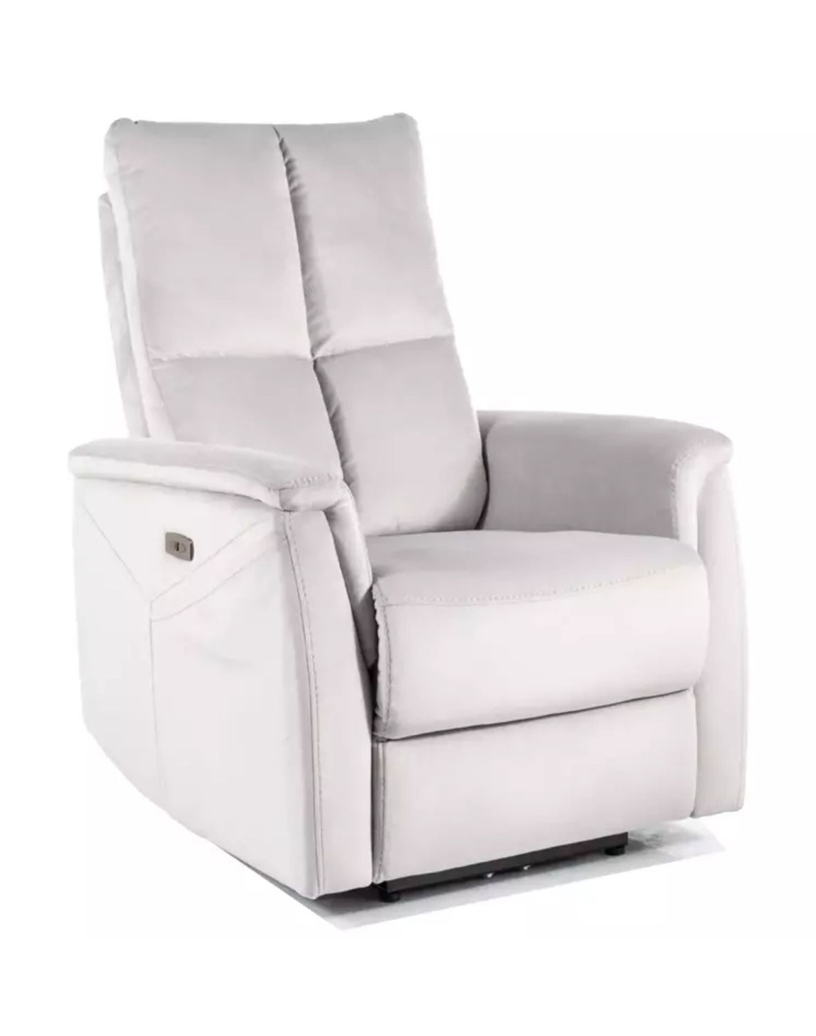 fotel masujacy neptun jasny szary