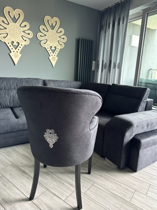 fotel z haftem open zakopane