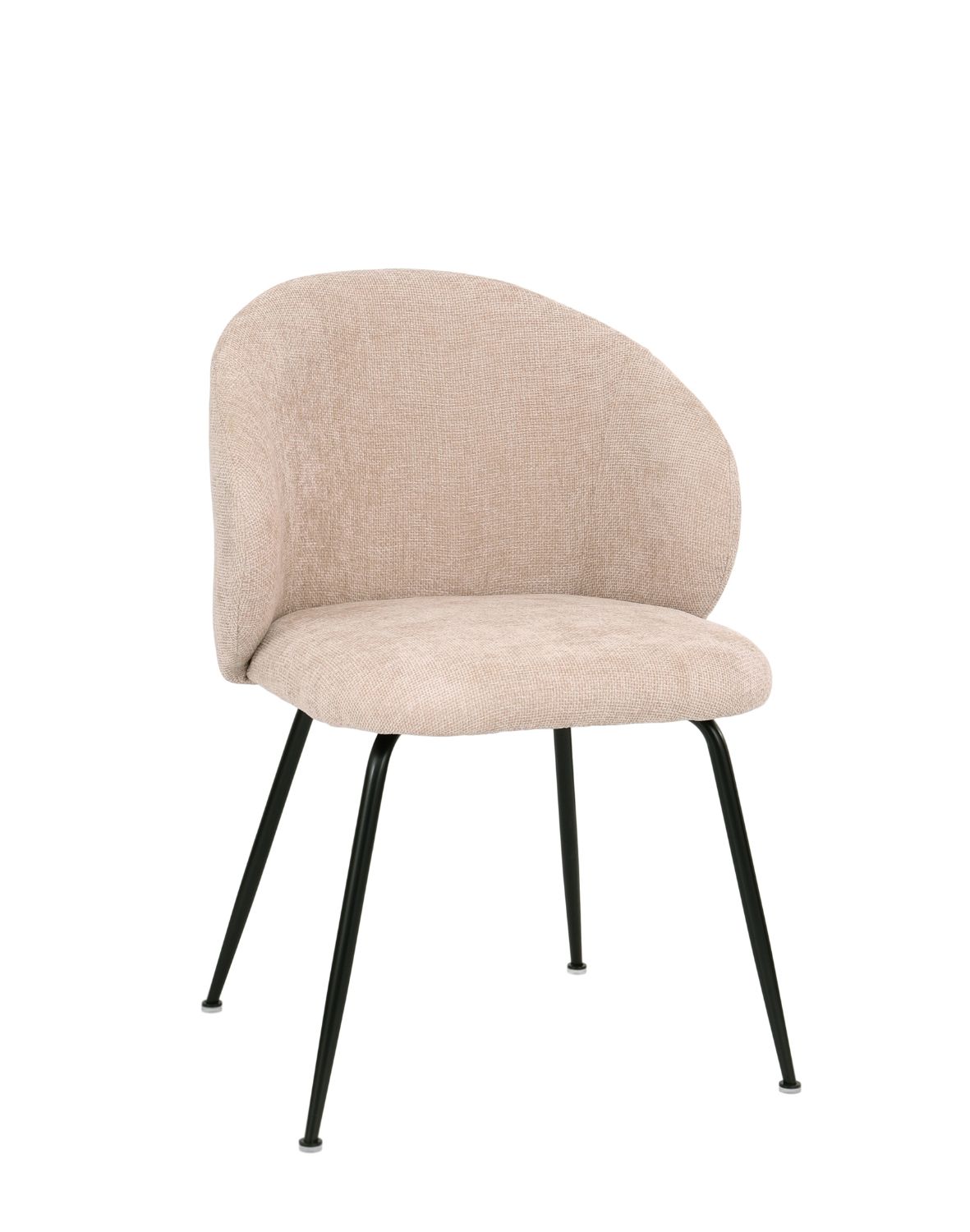 krzesło do jadalni ganta black, tkanina strukturalna beżowa (cd2302-3)
