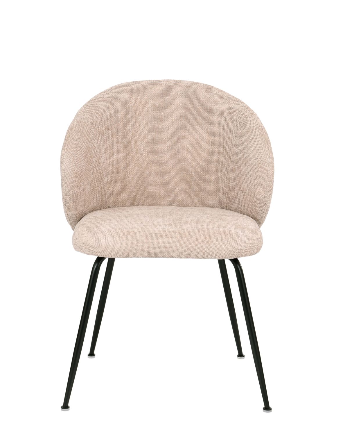 krzesło do jadalni ganta black, tkanina strukturalna beżowa (cd2302-3)