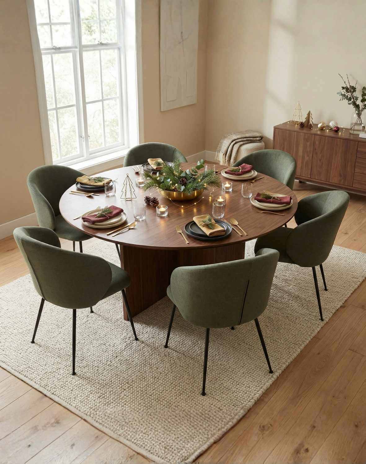 krzesło do jadalni ganta black, zielone