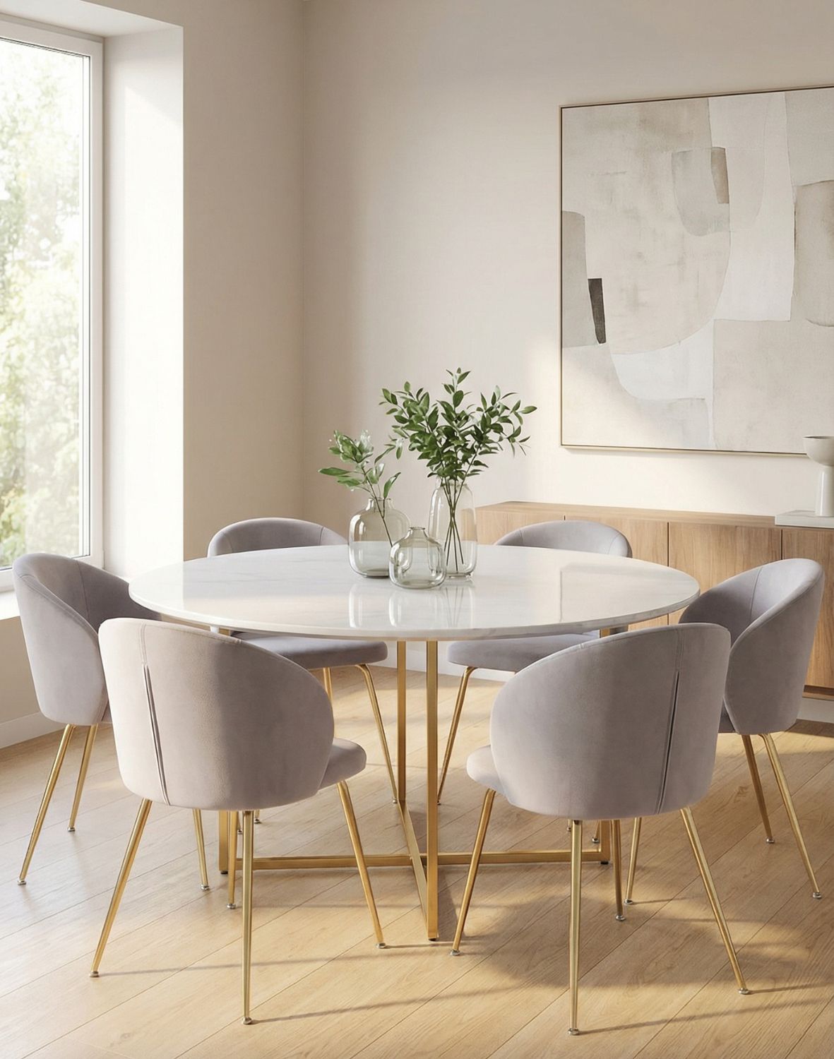 krzesło ganta gold szare