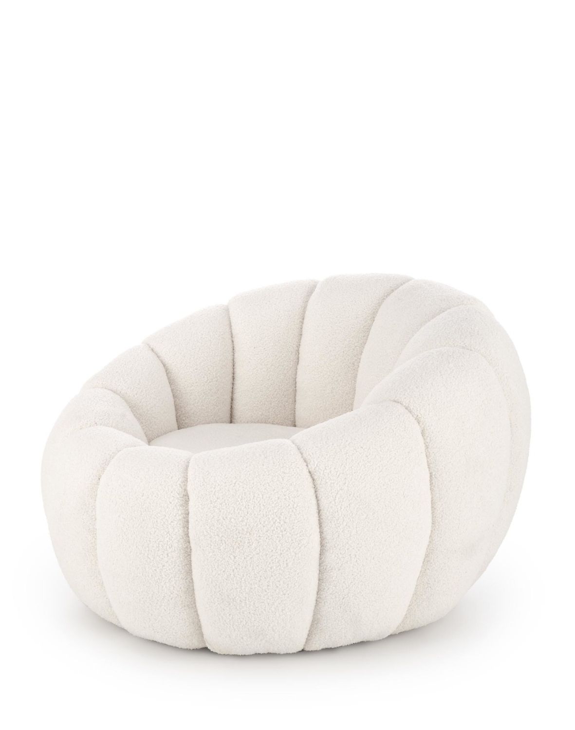 fotel wypoczynkowy gaspar 2, kremowy, boucle