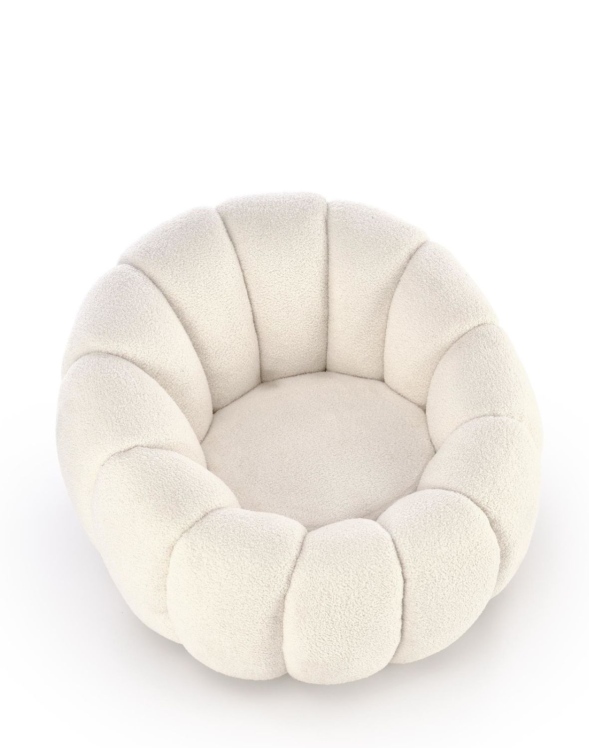 fotel wypoczynkowy gaspar 2, kremowy, boucle