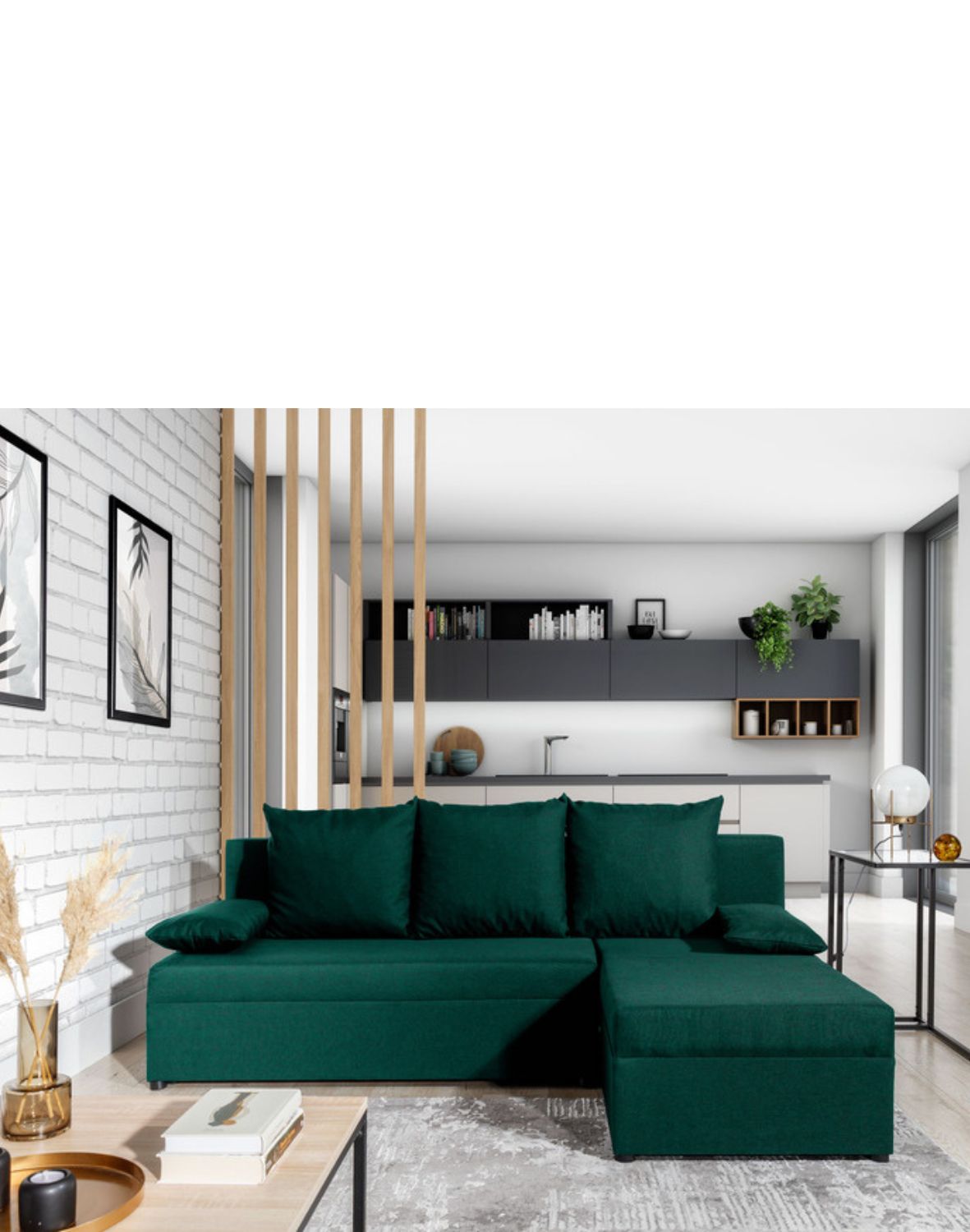 Narożnik z funkcją spania Gino