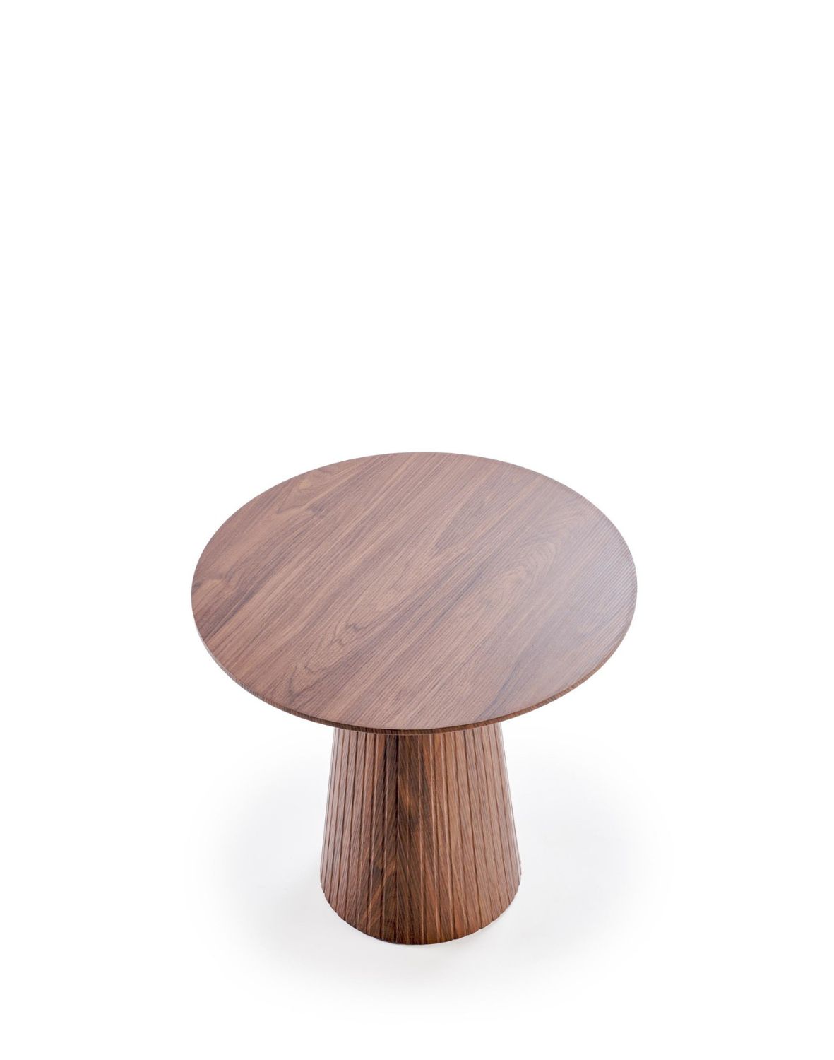 stolik kawowy okrągły orzechowy Gisela s