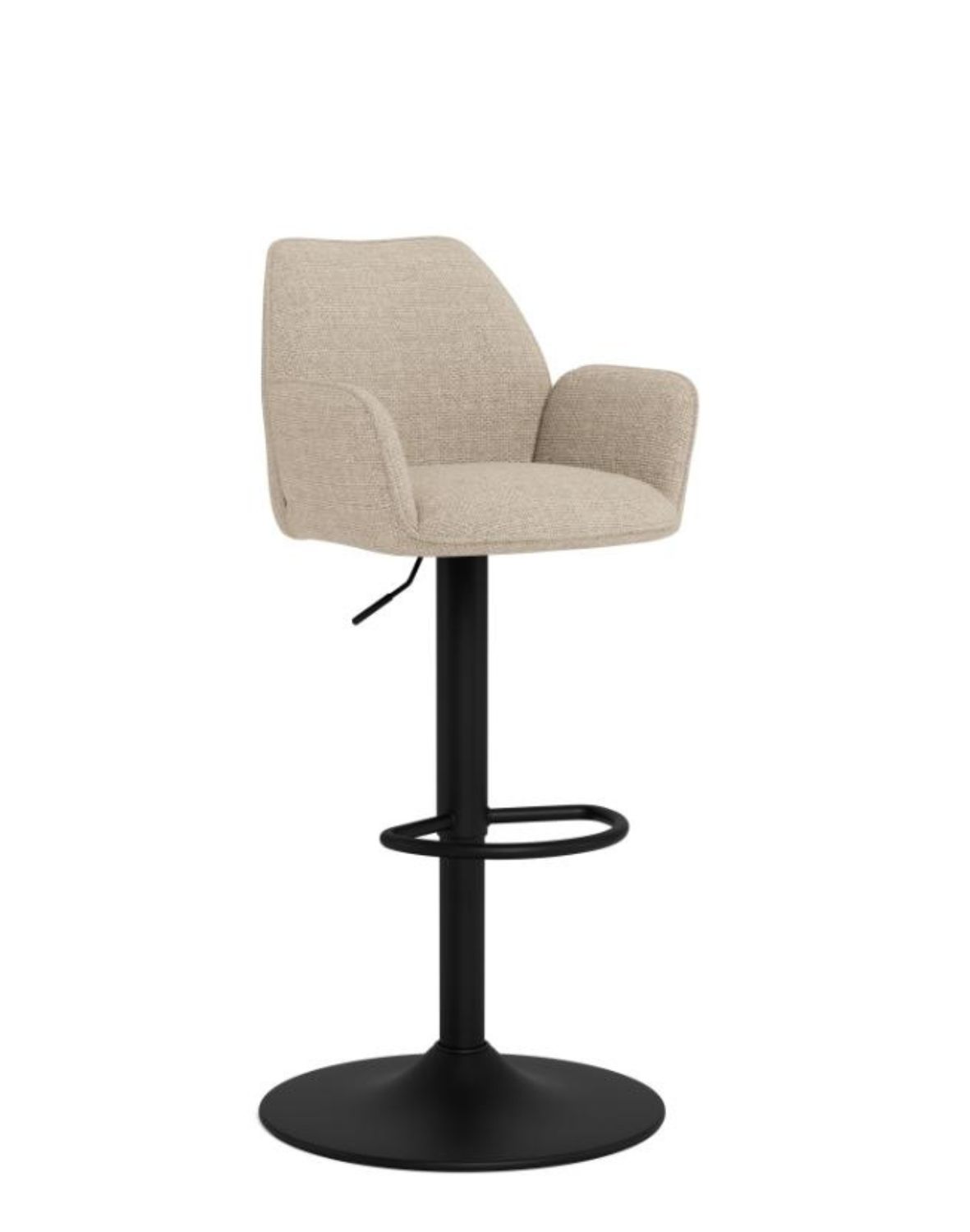 hoker glenda, beżowy z podłokietnikami i regulacją wysokości (08502)