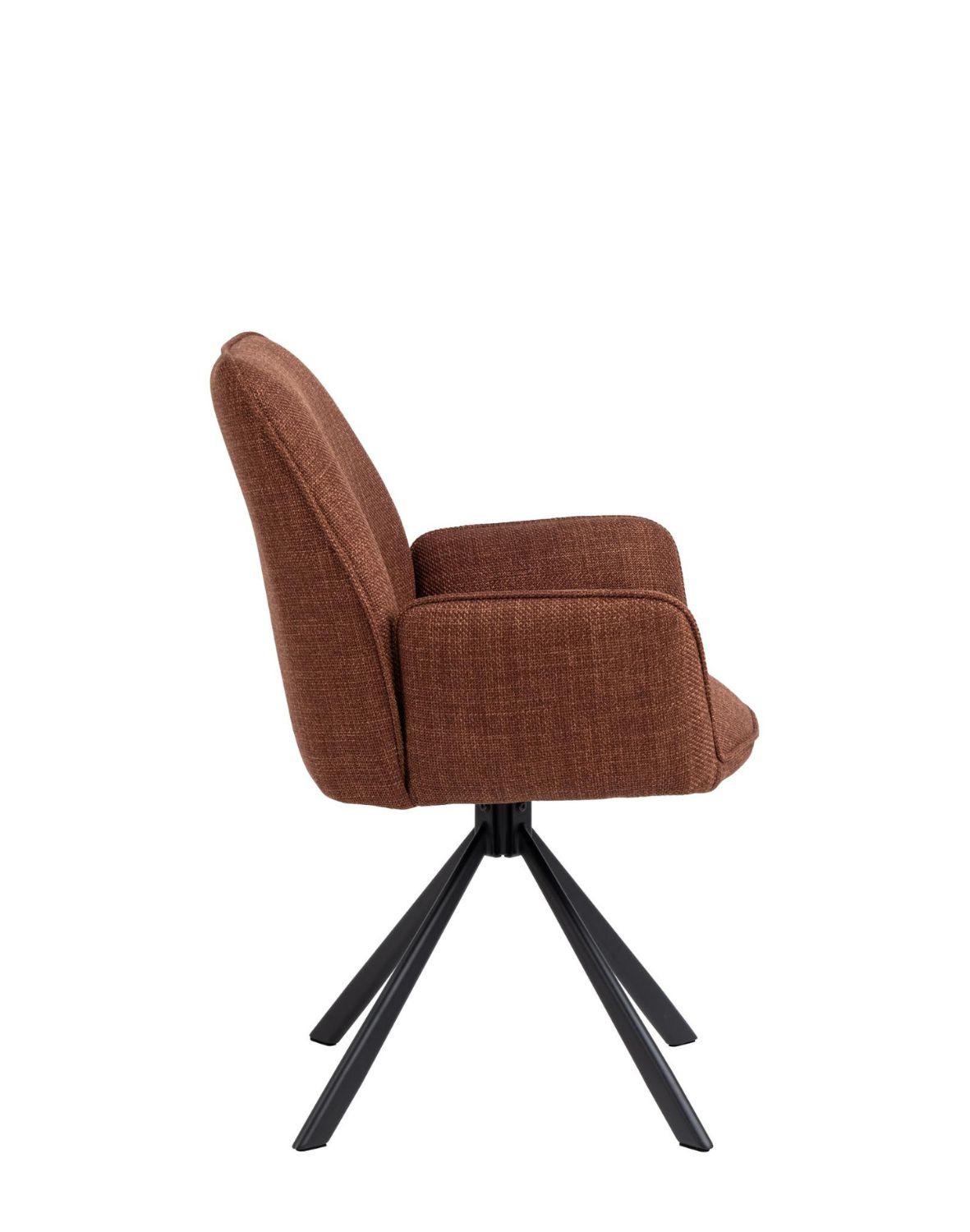 krzesło obrotowe do jadalni, tapicerowane glenda