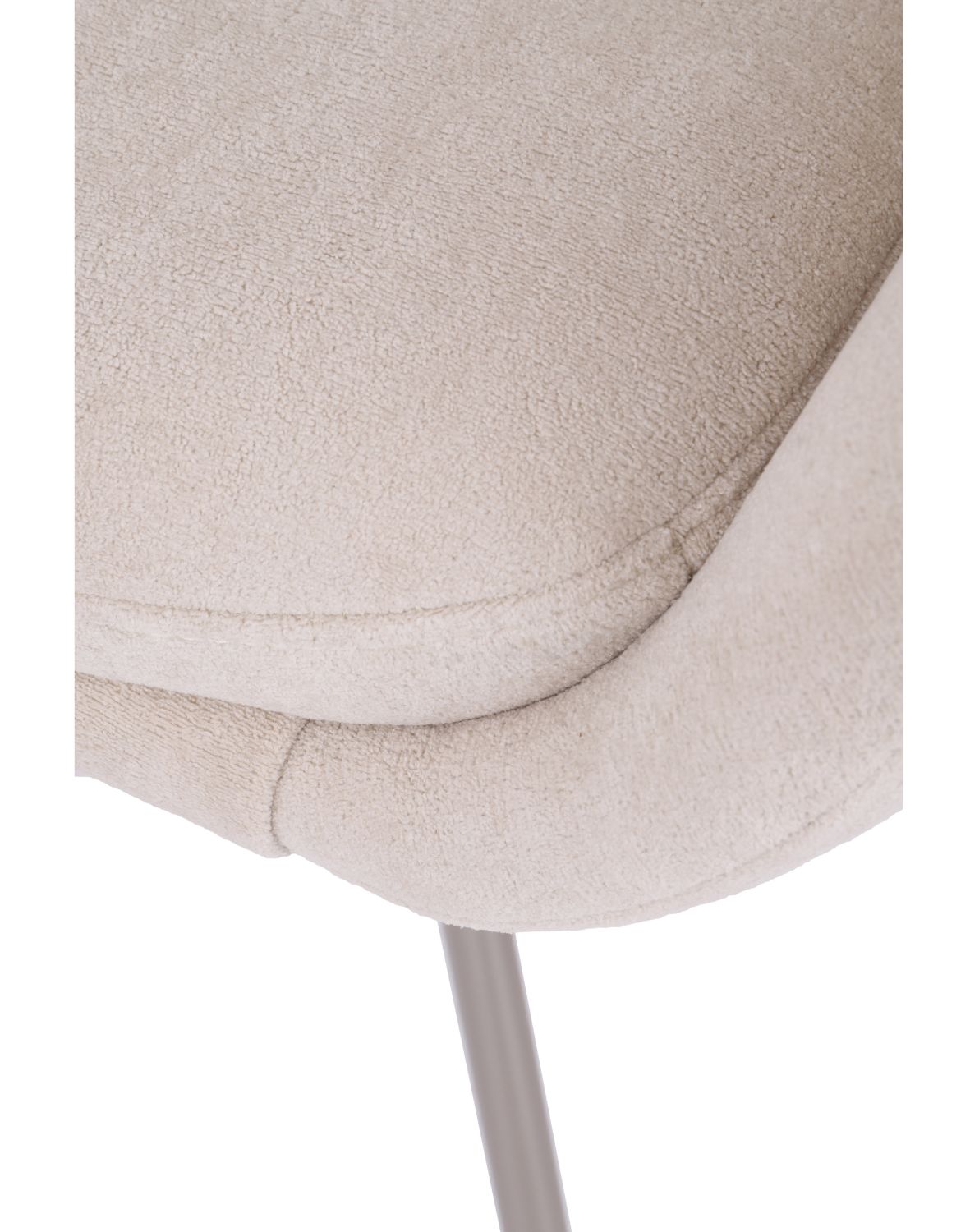 krzesło obrotowe do jadalni greta, beżowe