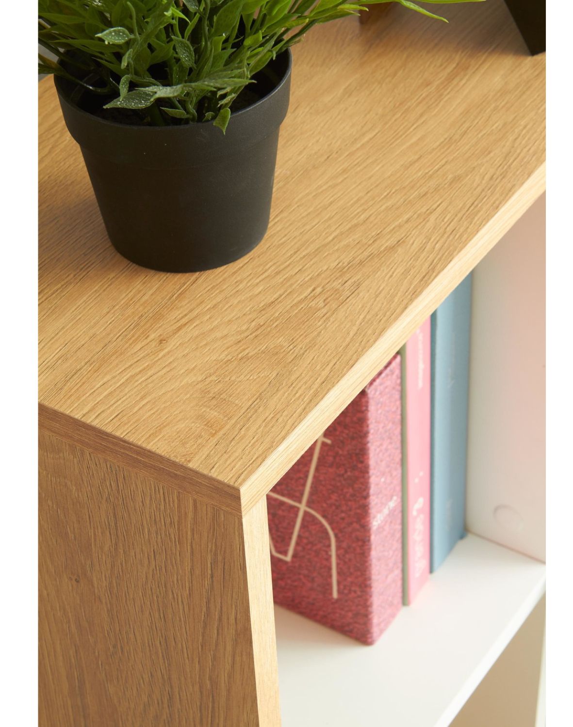 biurko młodzieżowe z szufladą grosso dąb złoty/biały