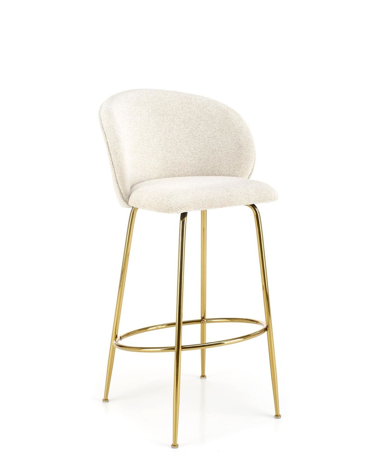 hoker do kuchni h116, kremowy, złoty stelaż