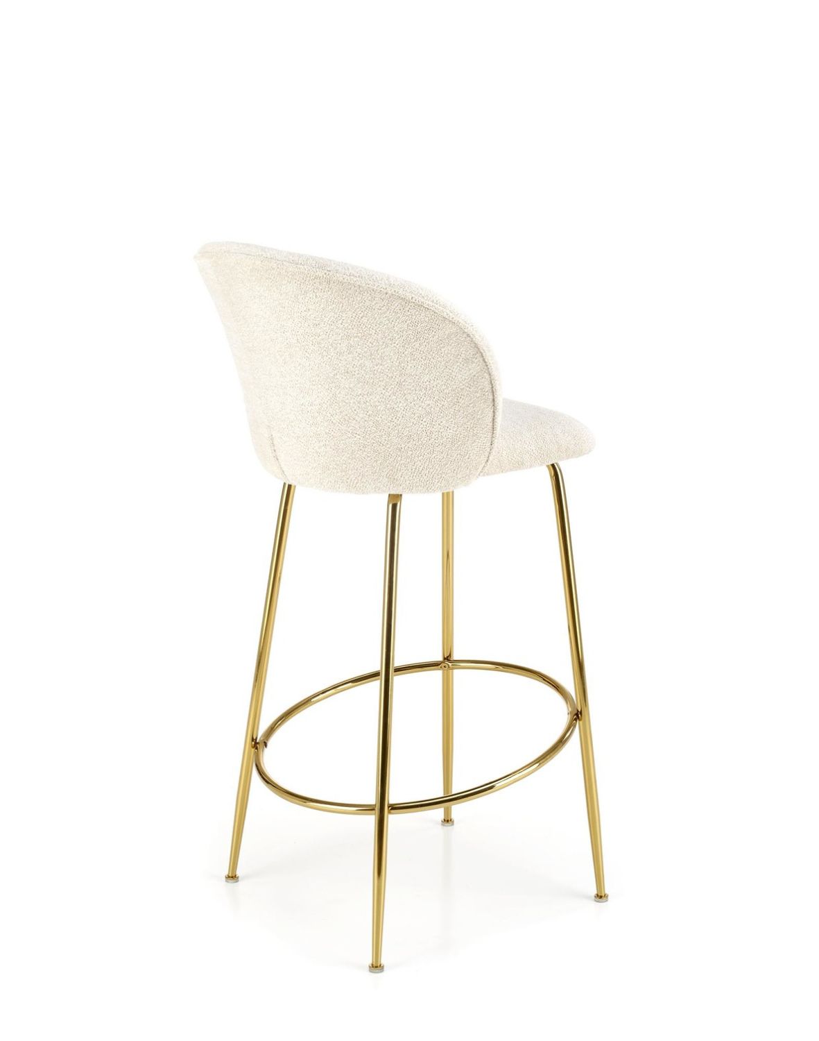 hoker do kuchni h116, kremowy, złoty stelaż