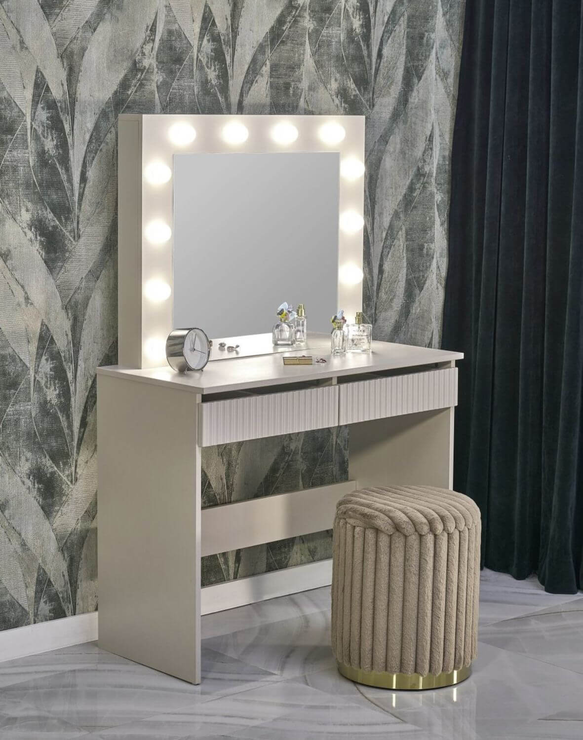 toaletka z lustrem hollywood 2, kaszmir