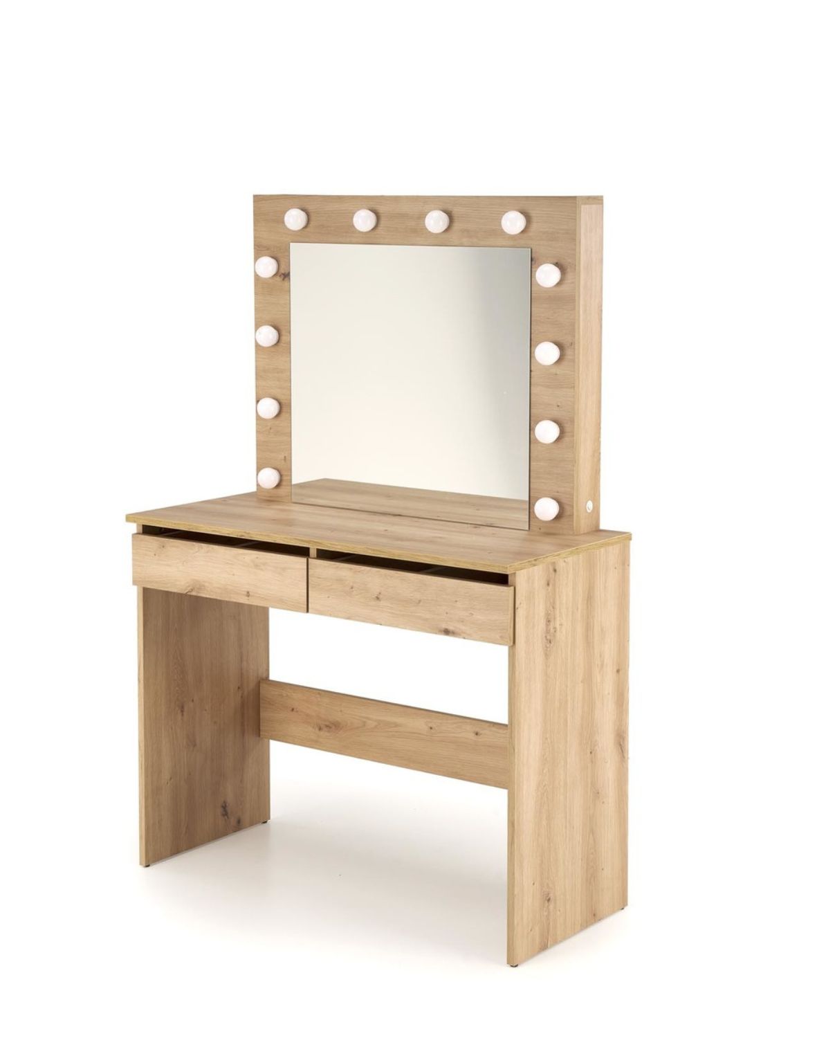 toaletka z lustrem hollywood, dąb artisan