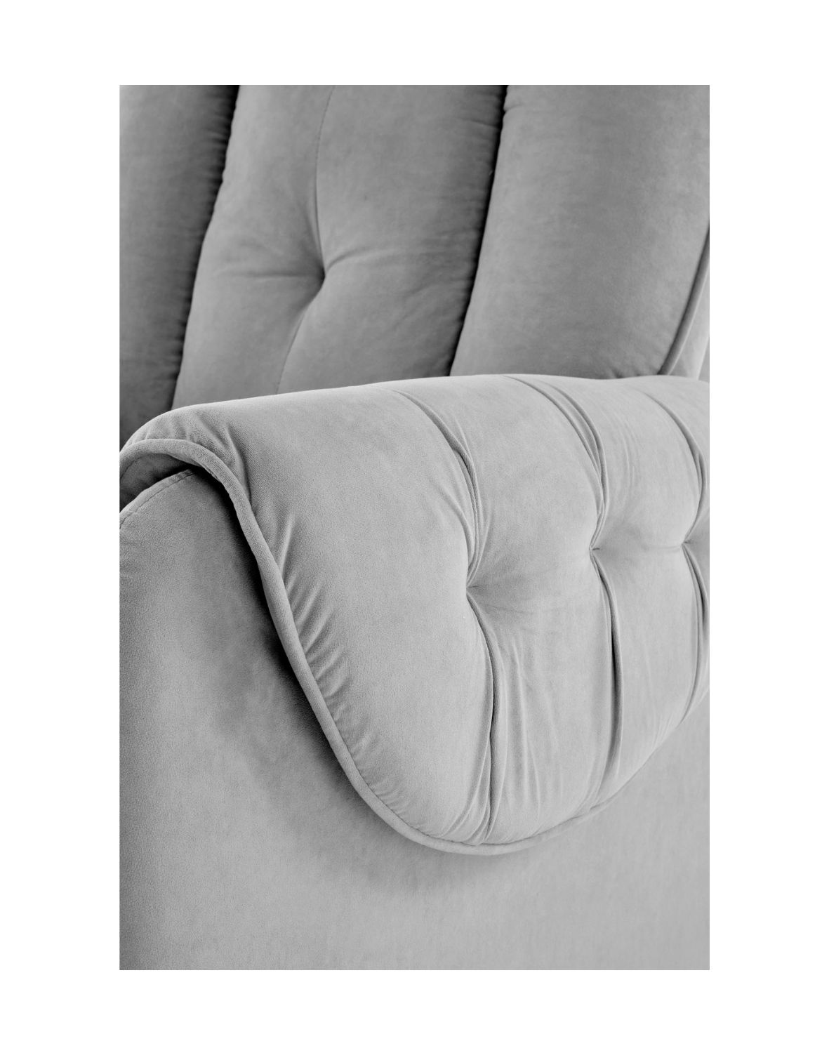 fotel horton z funkcją elektrycznego rozkładania i pionizacji, szary welwet