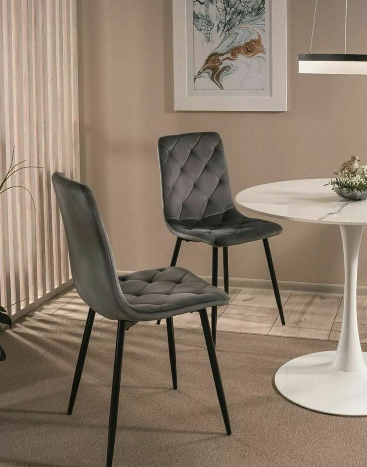 krzeslo jerry velvet czarne