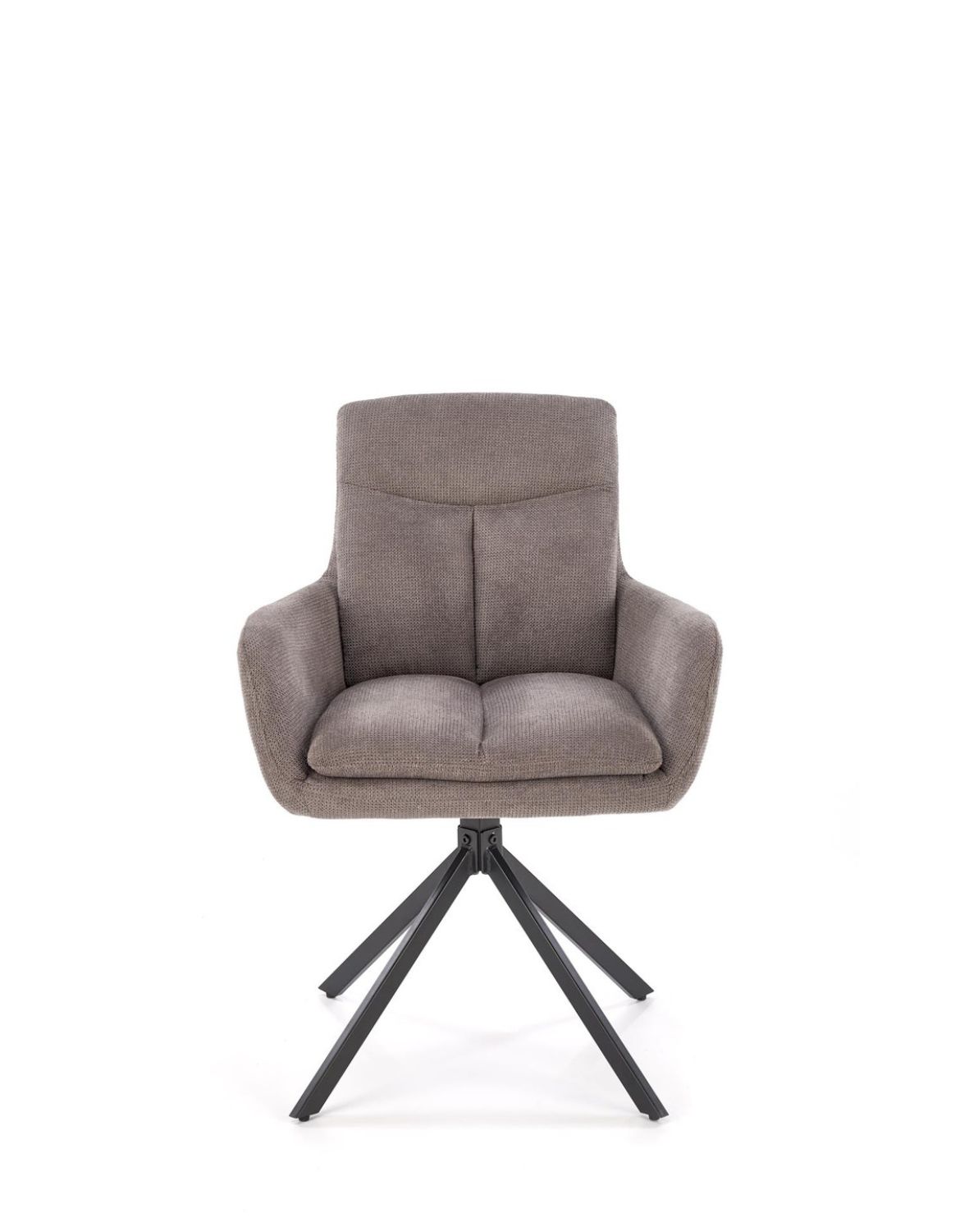 krzesło obrotowe k536, tapicerowane, szare