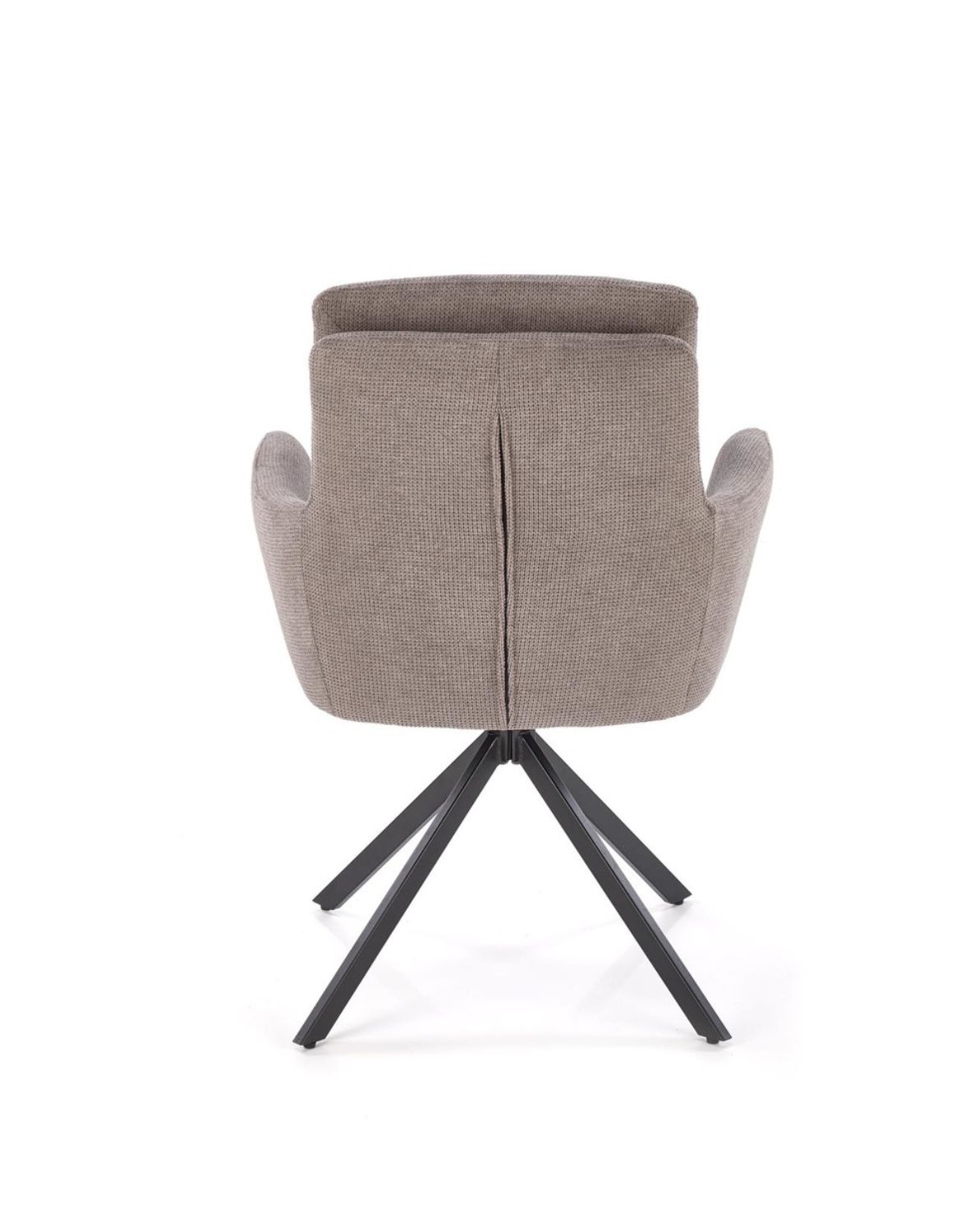 krzesło obrotowe k536, tapicerowane, szare