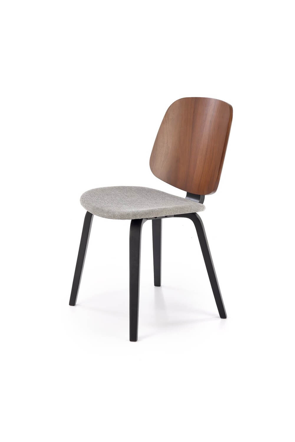 drewniane krzesło do jadalni k563, szare