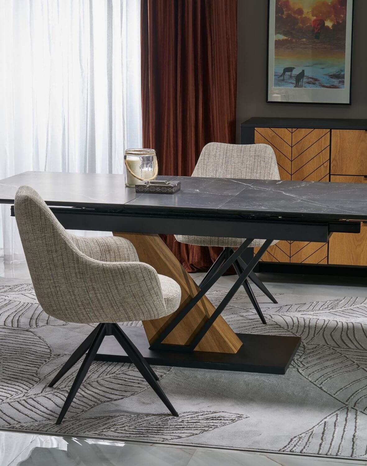 krzesło z funkcją obracania k564, beżowe